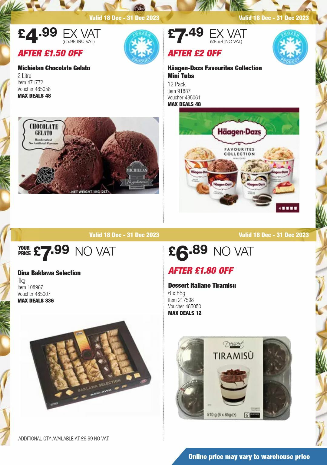 Costco Offers from 18 December