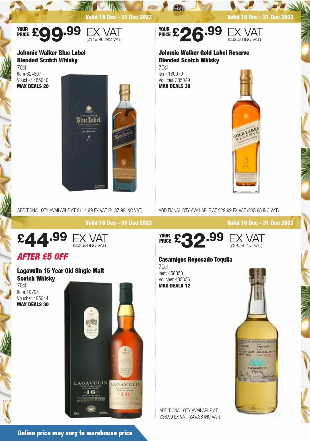 Costco Offers from 18 December