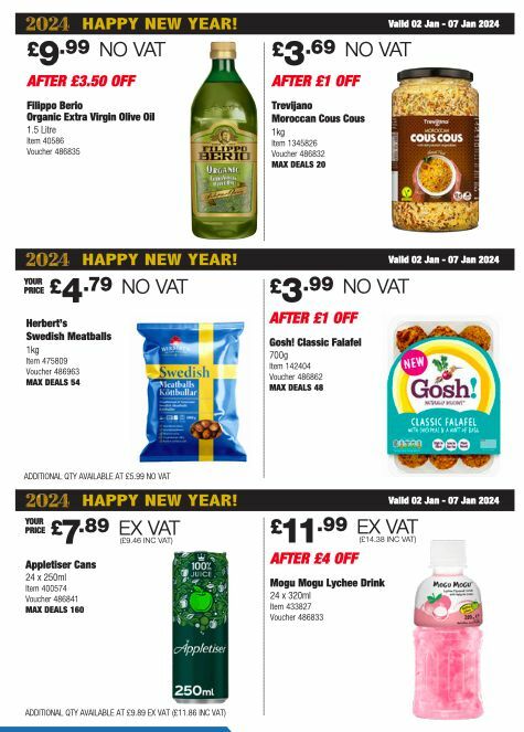 Costco Offers from 2 January