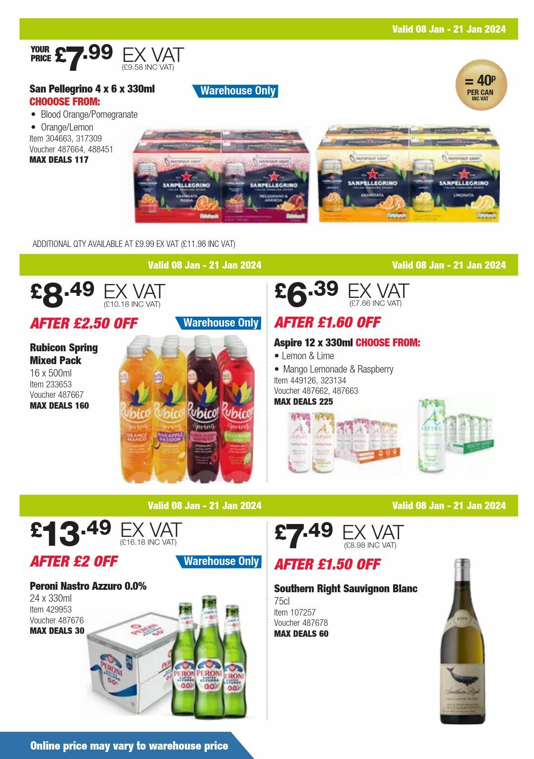 Costco Offers from 8 January