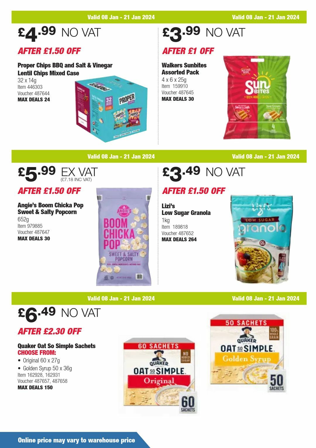 Costco Offers from 8 January