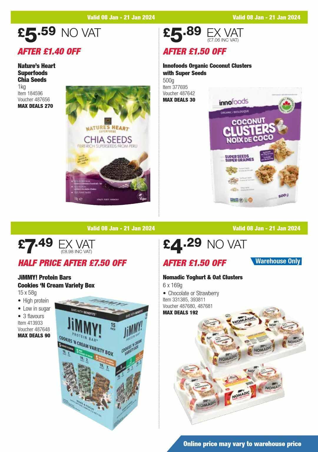 Costco Offers from 8 January