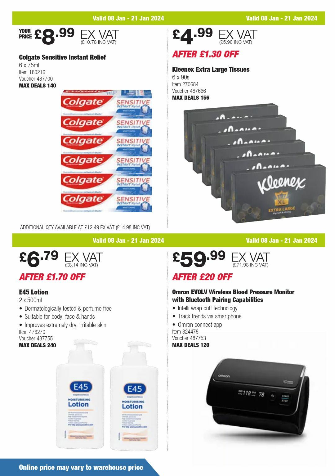 Costco Offers from 8 January