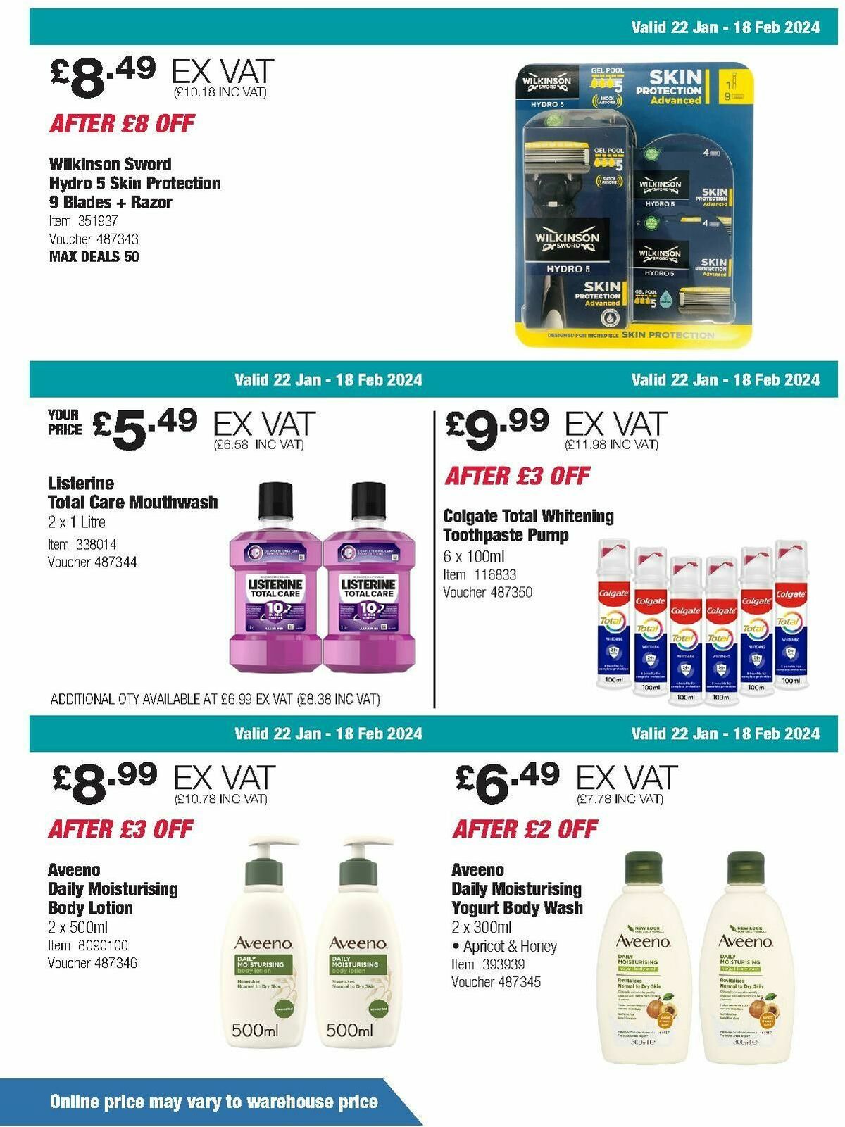 Costco Scotland & Wales Offers from 22 January