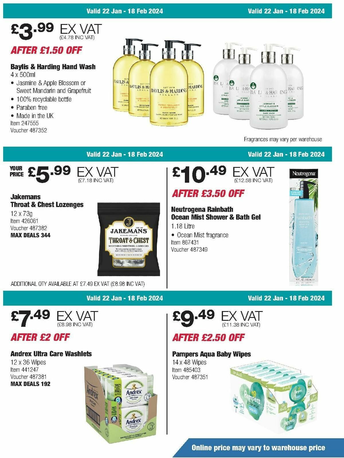 Costco Scotland & Wales Offers from 22 January