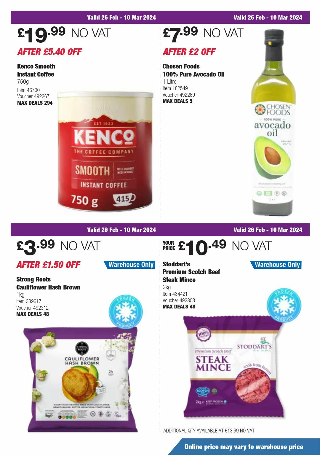 Costco Offers from 26 February