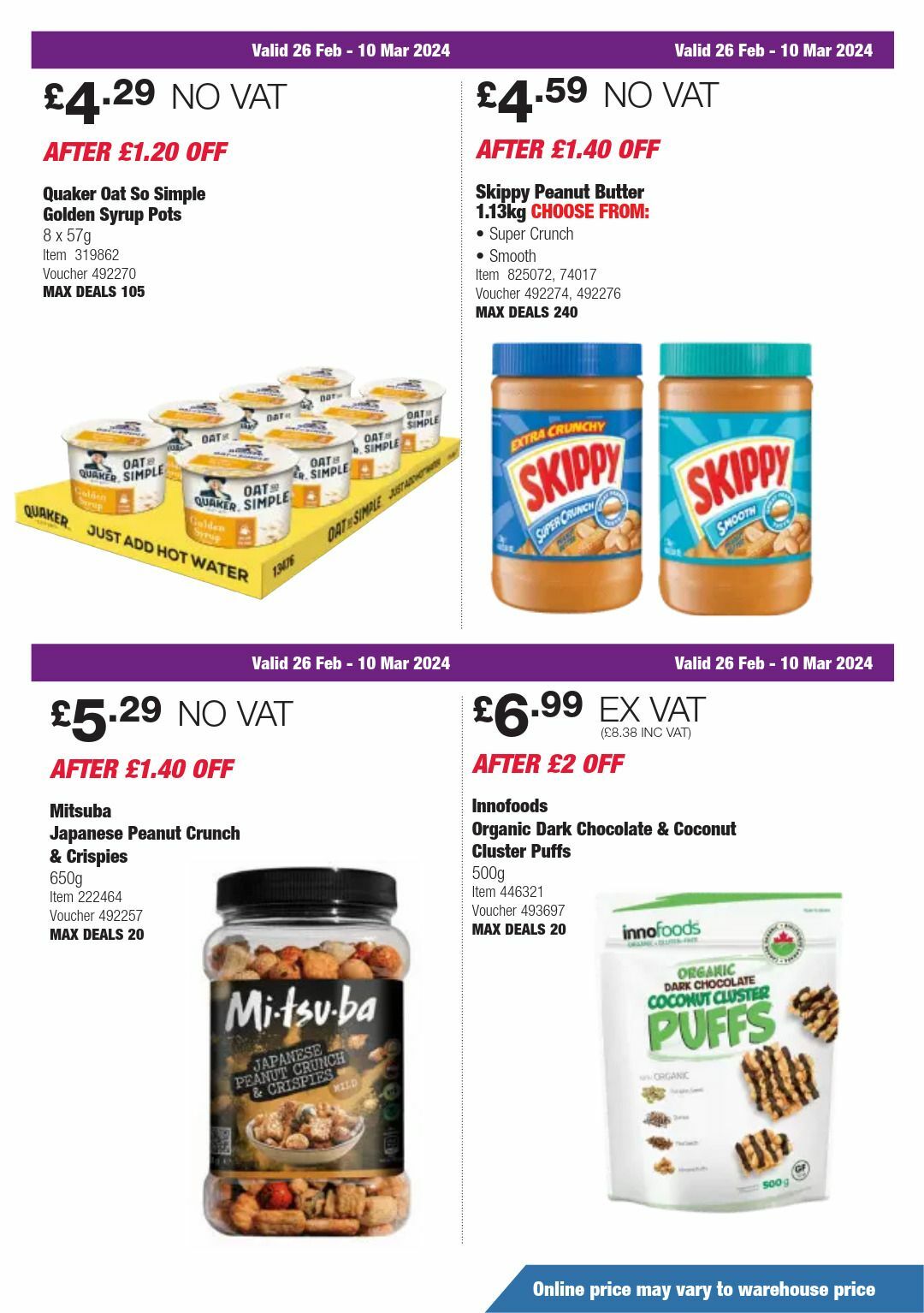 Costco Offers from 26 February