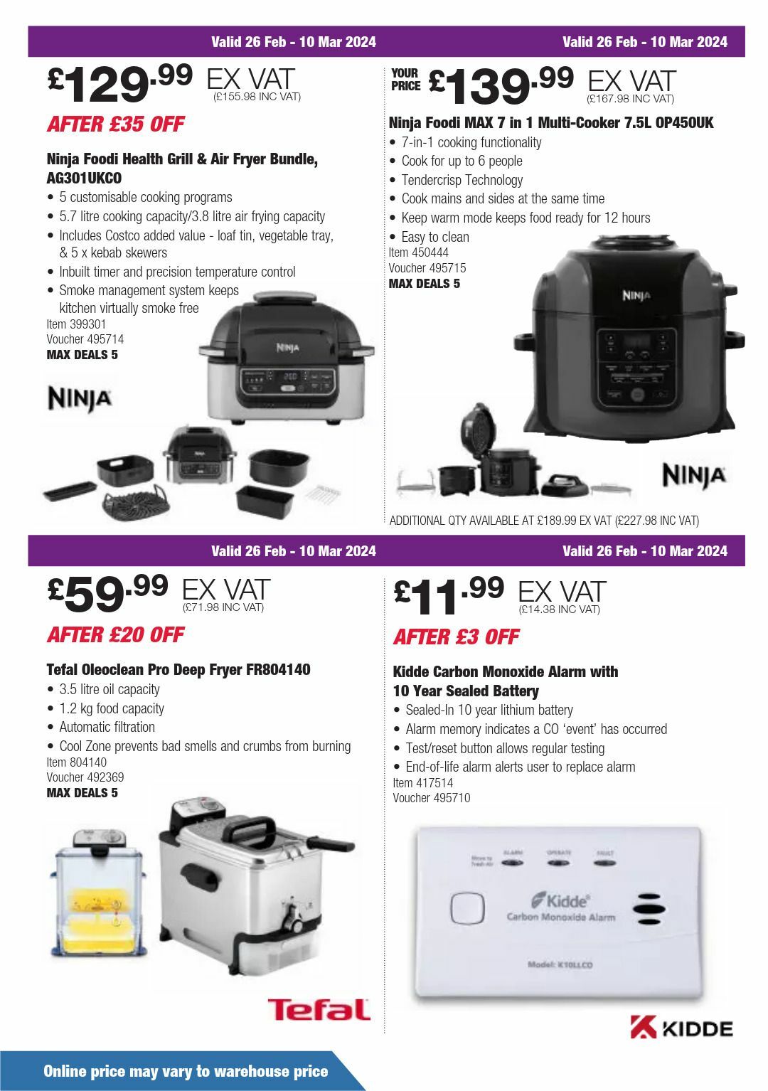 Costco Offers from 26 February