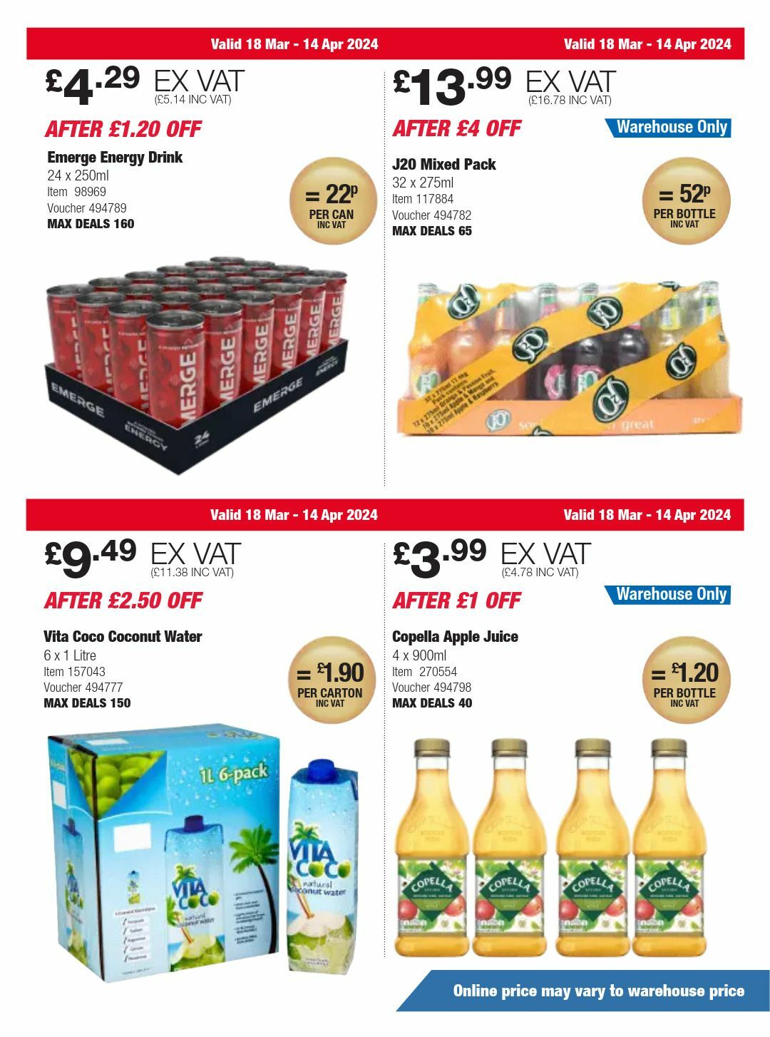 Costco Offers from 18 March