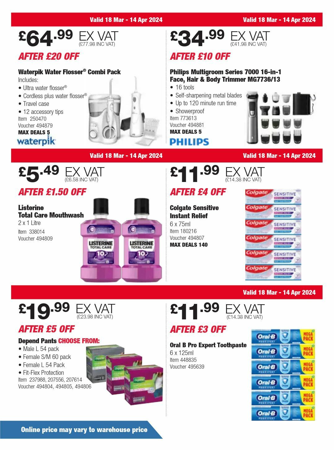 Costco Offers from 18 March