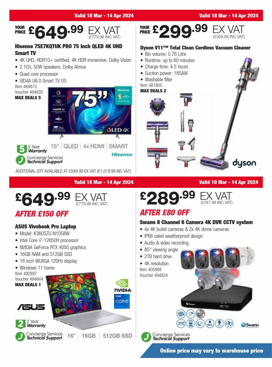 Costco Offers from 18 March