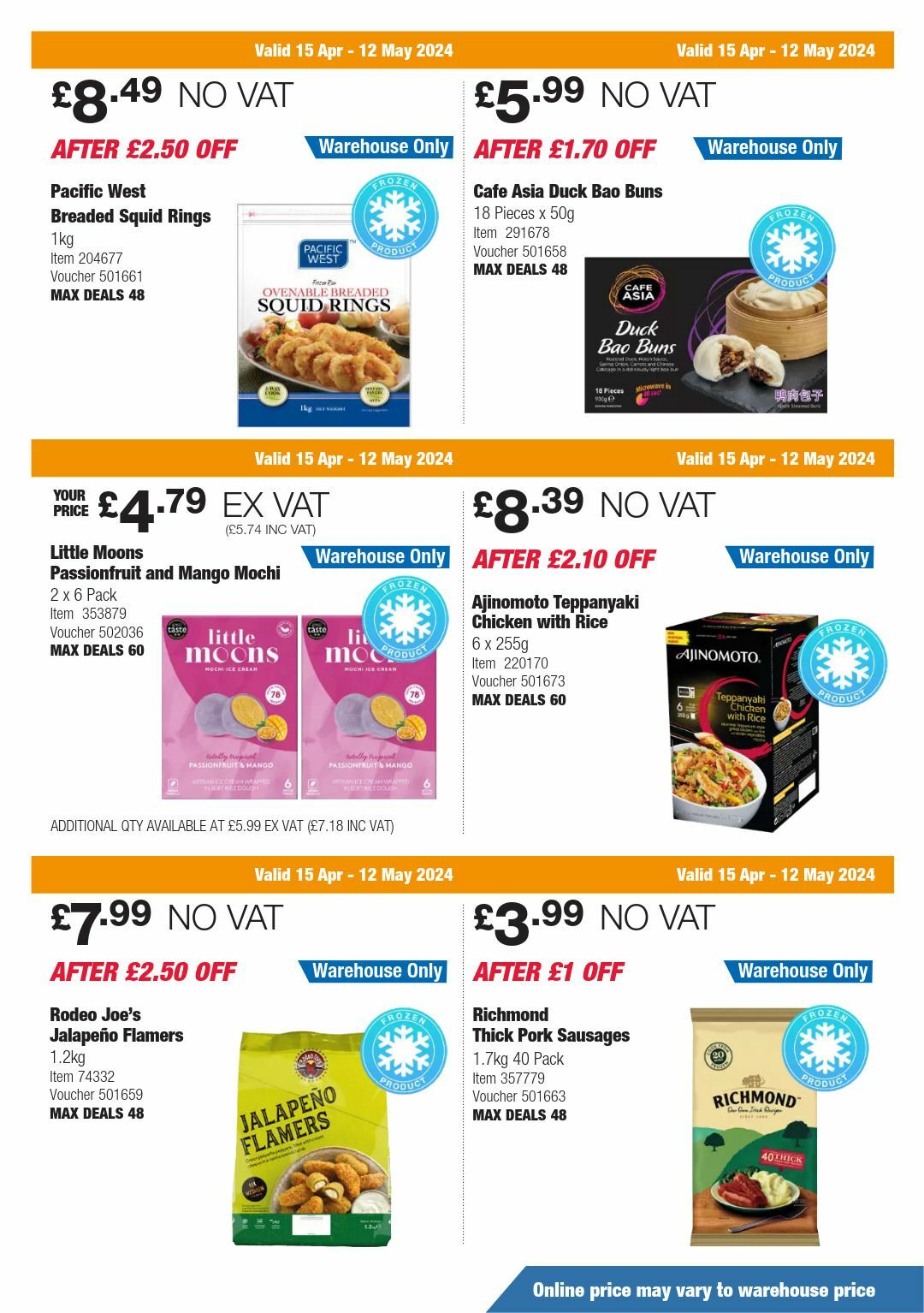 Costco Offers from 15 April