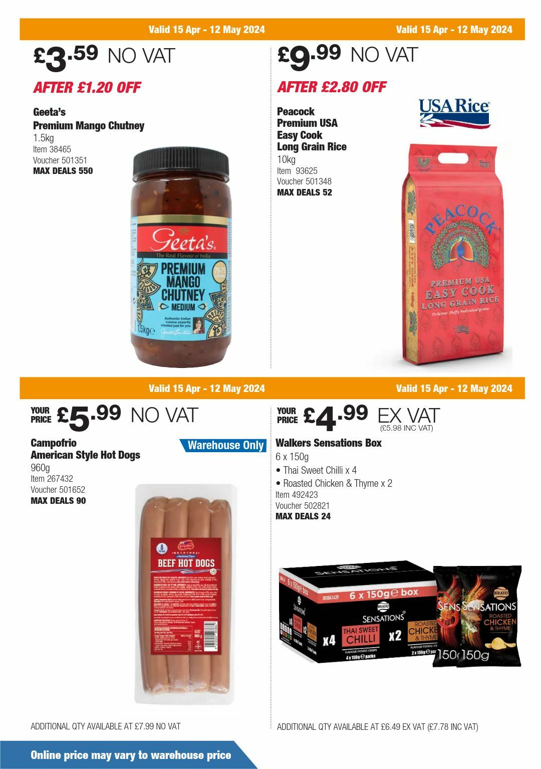 Costco Offers from 15 April