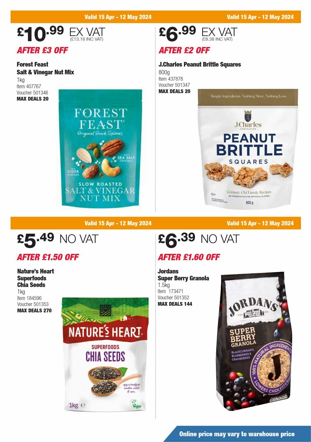 Costco Offers from 15 April