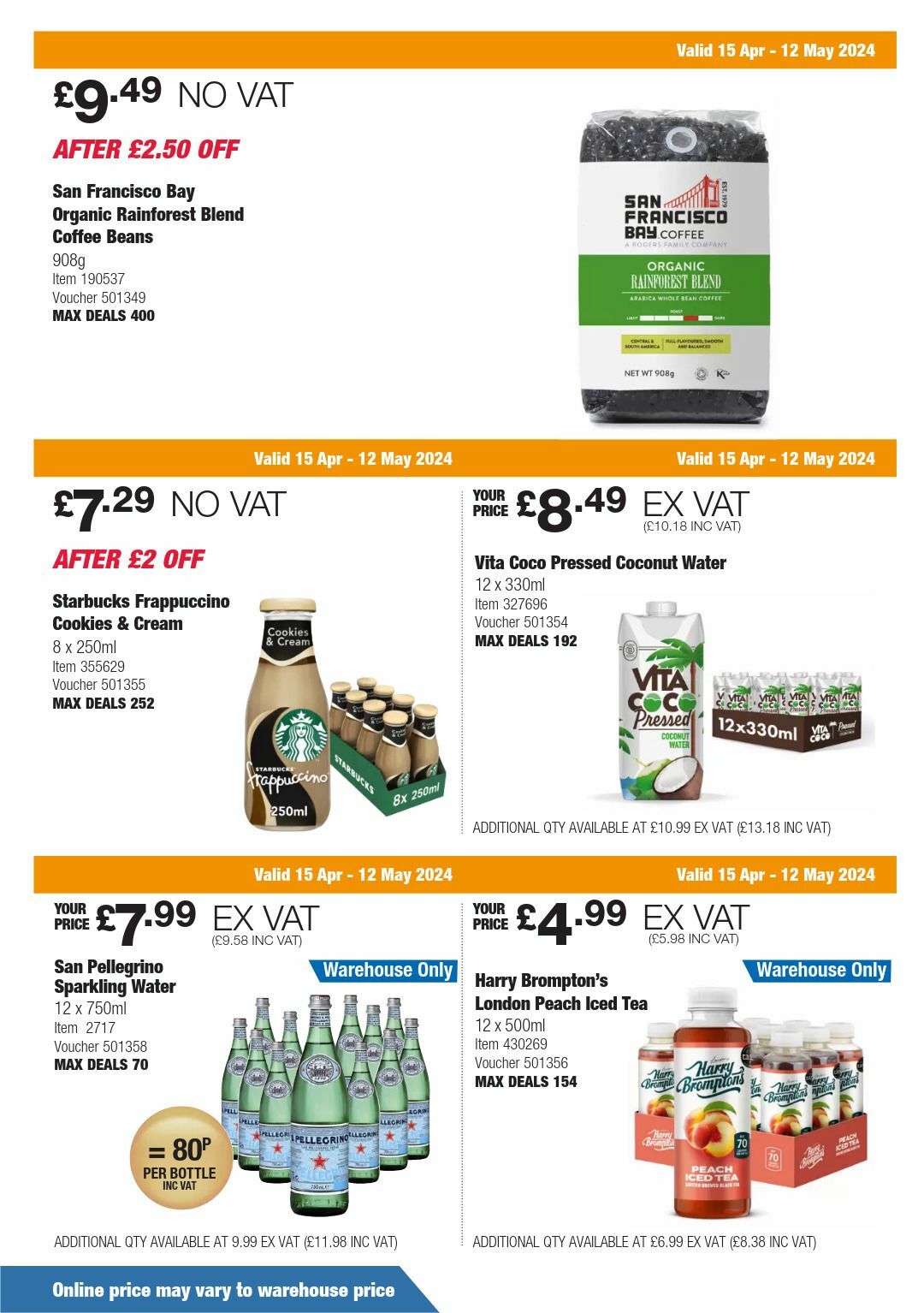 Costco Offers from 15 April