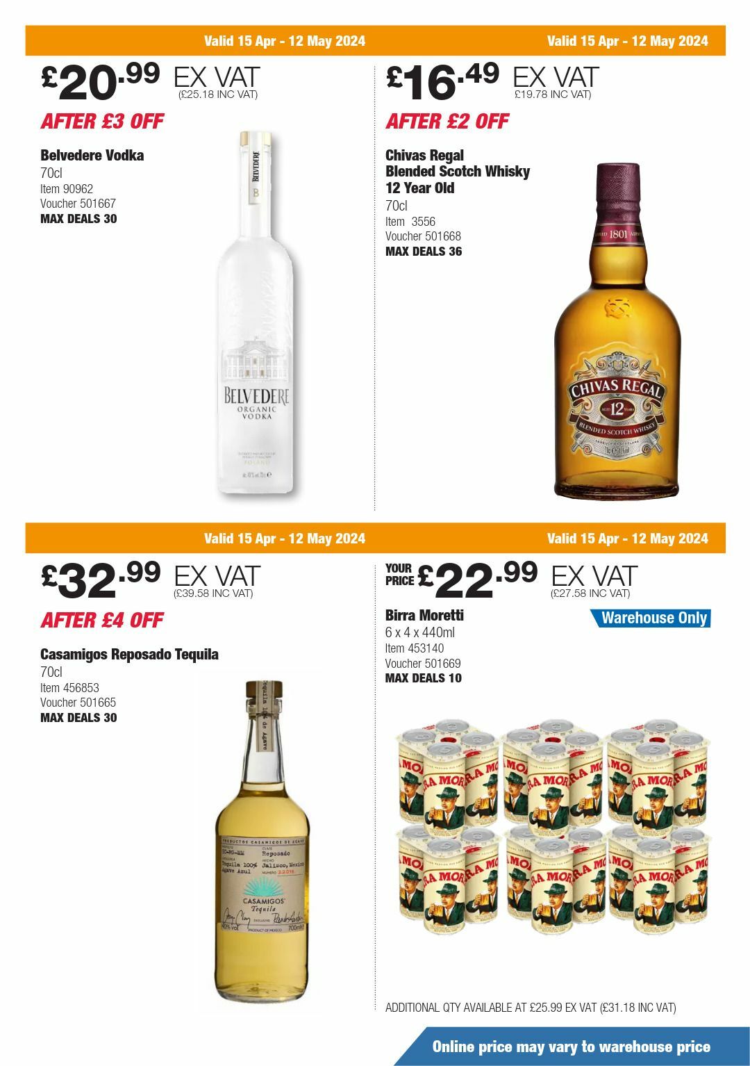 Costco Offers from 15 April