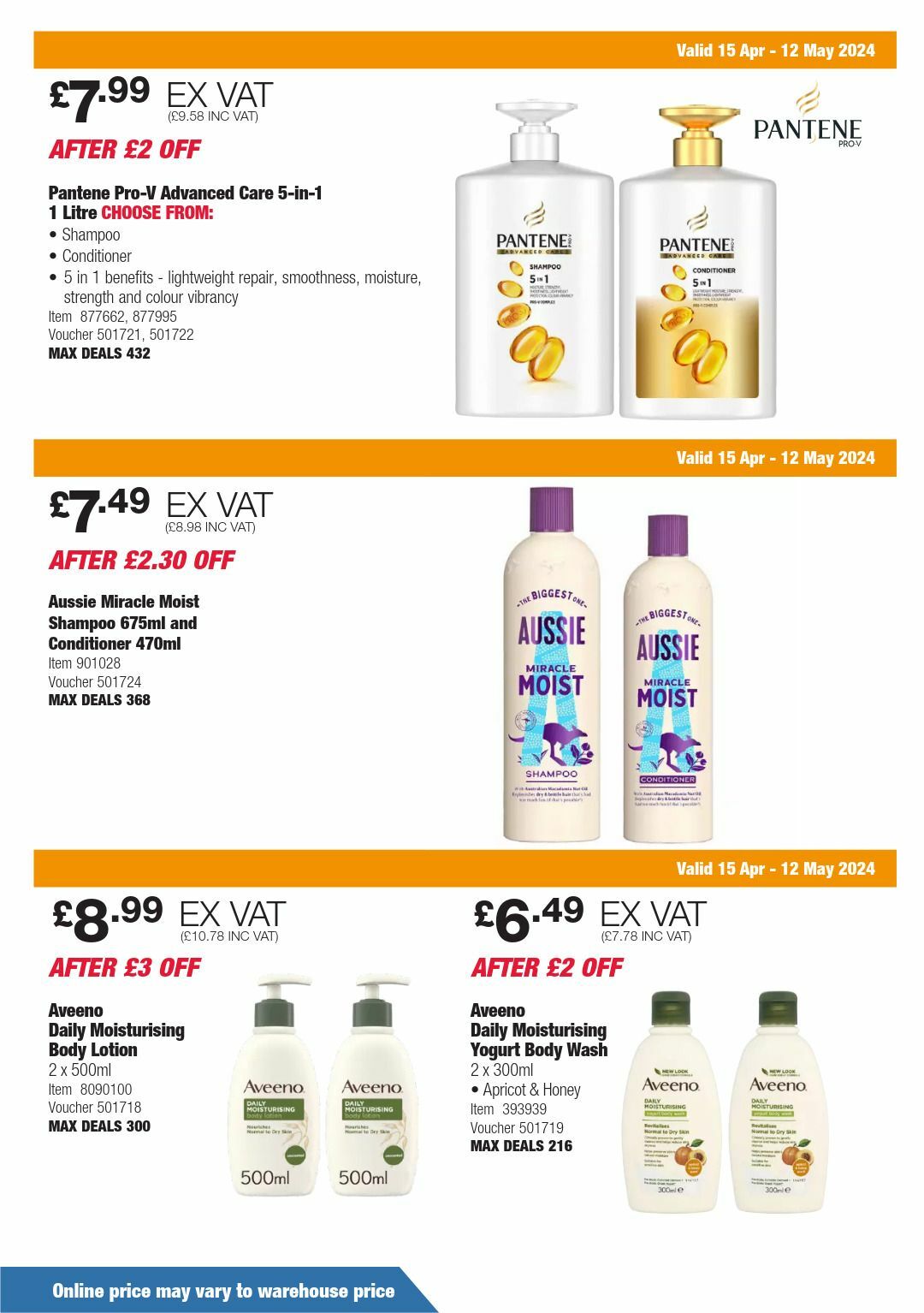 Costco Offers from 15 April