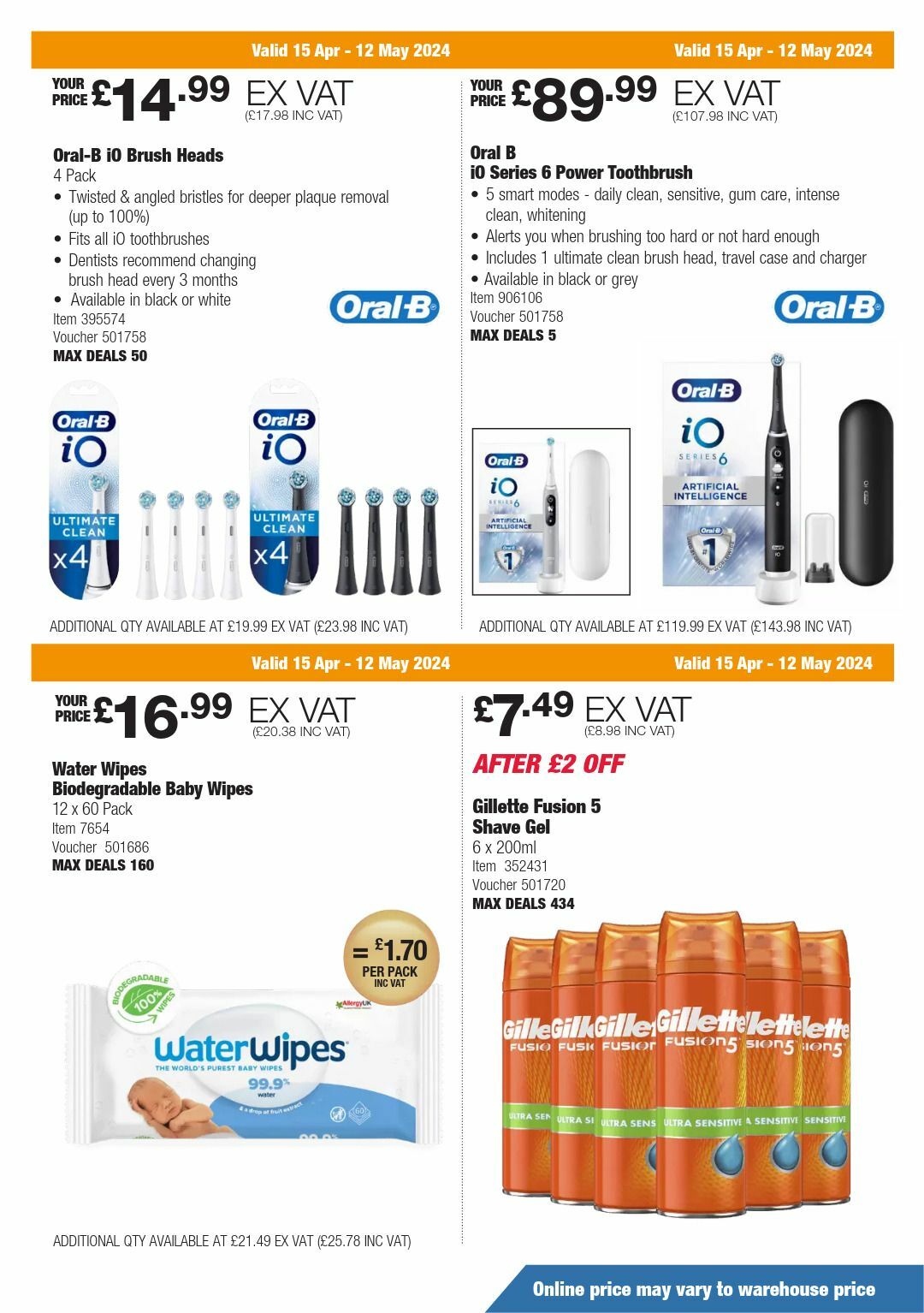 Costco Offers from 15 April