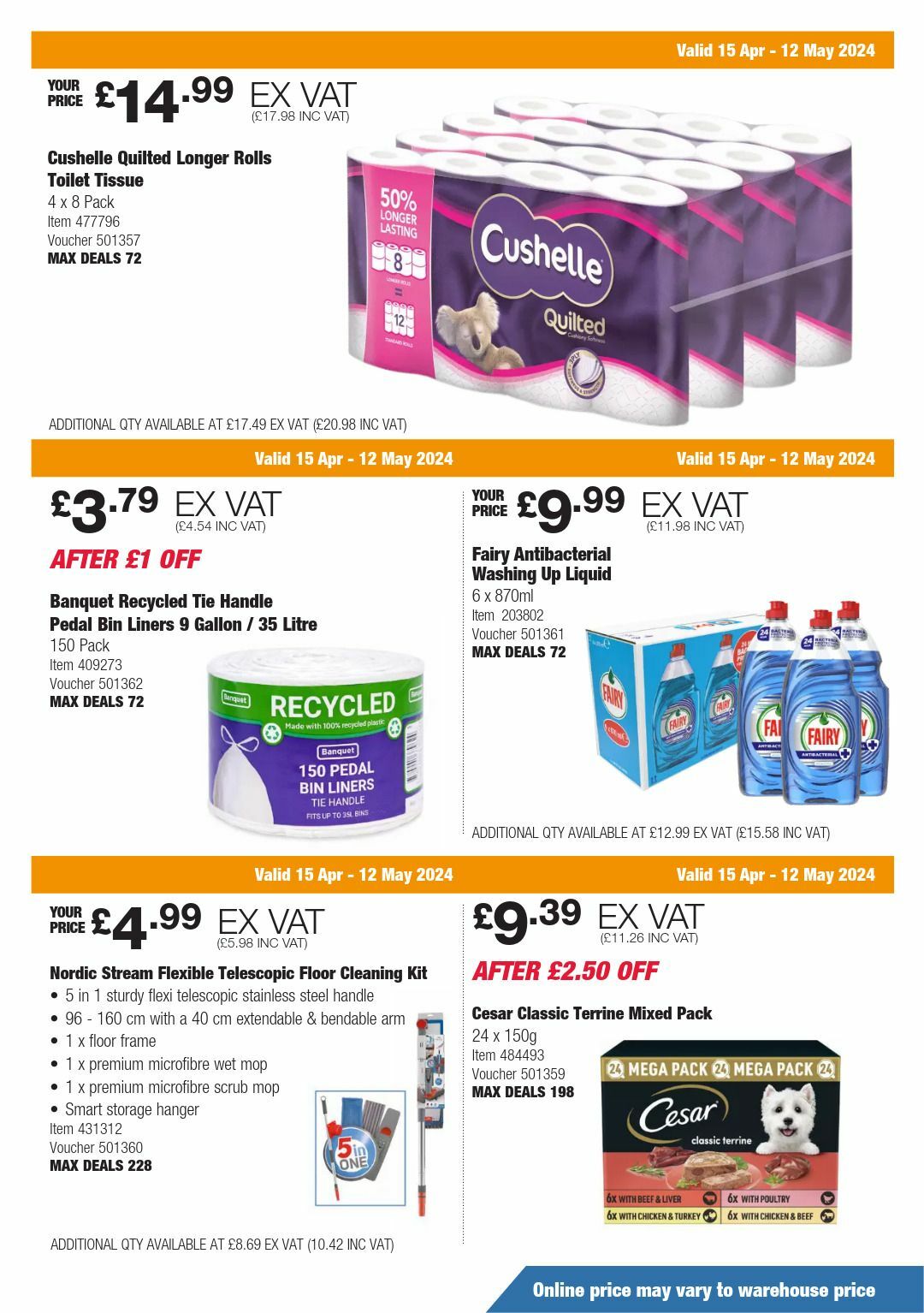 Costco Offers from 15 April