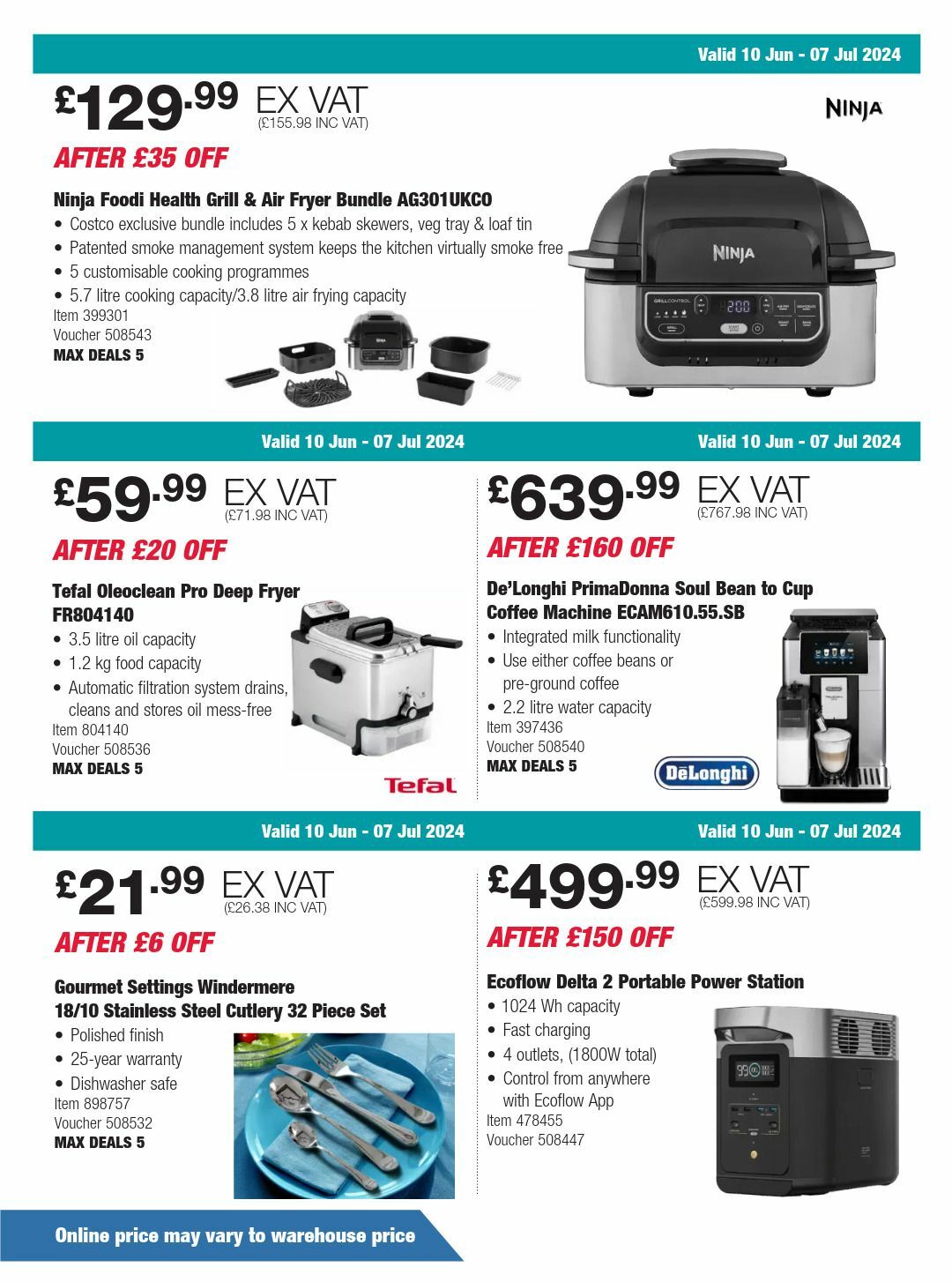 Costco Offers from 10 June