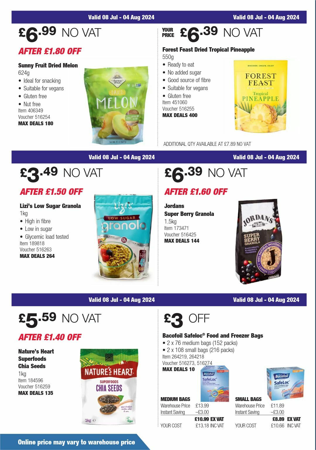 Costco Offers from 8 July