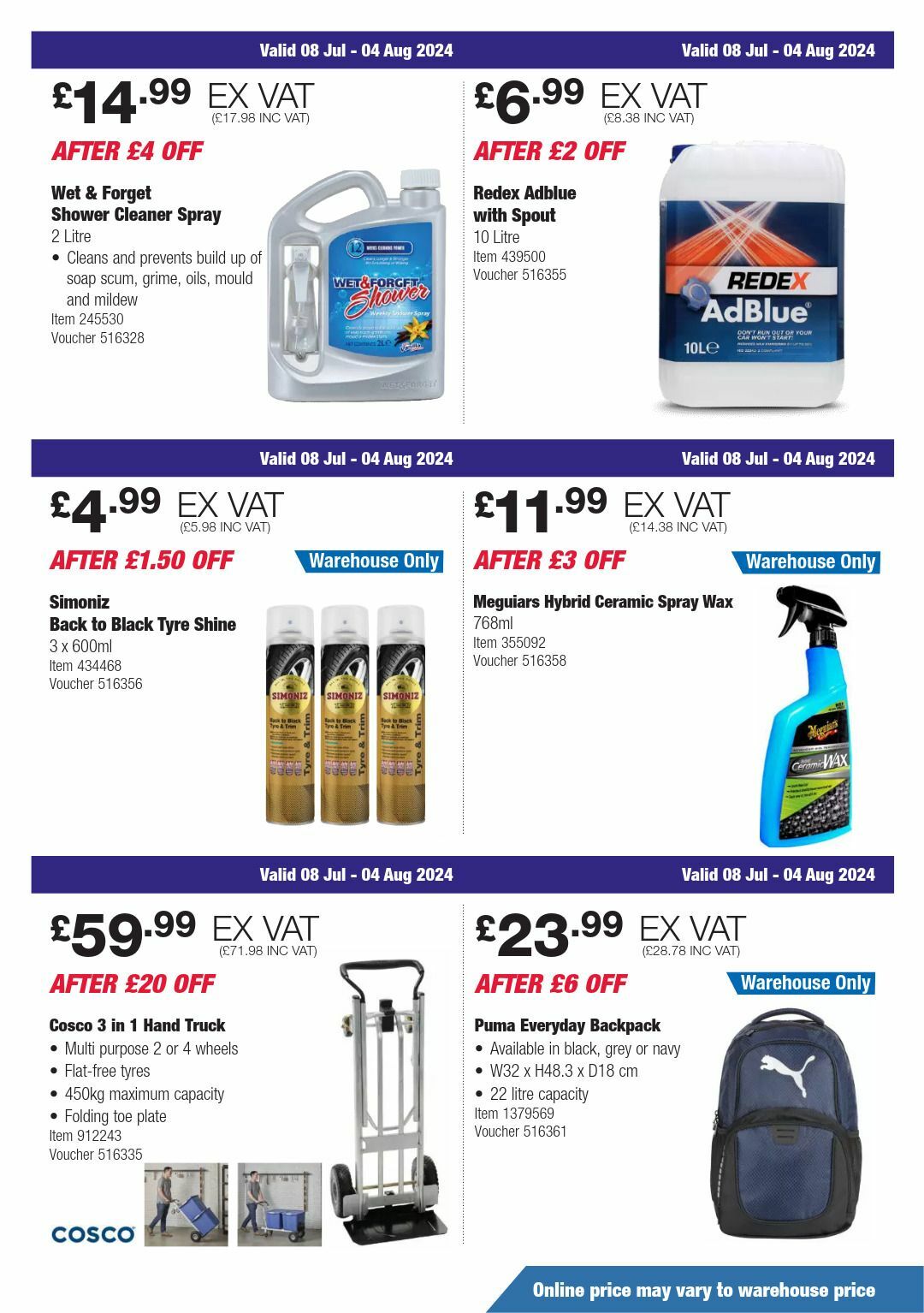 Costco Offers from 8 July