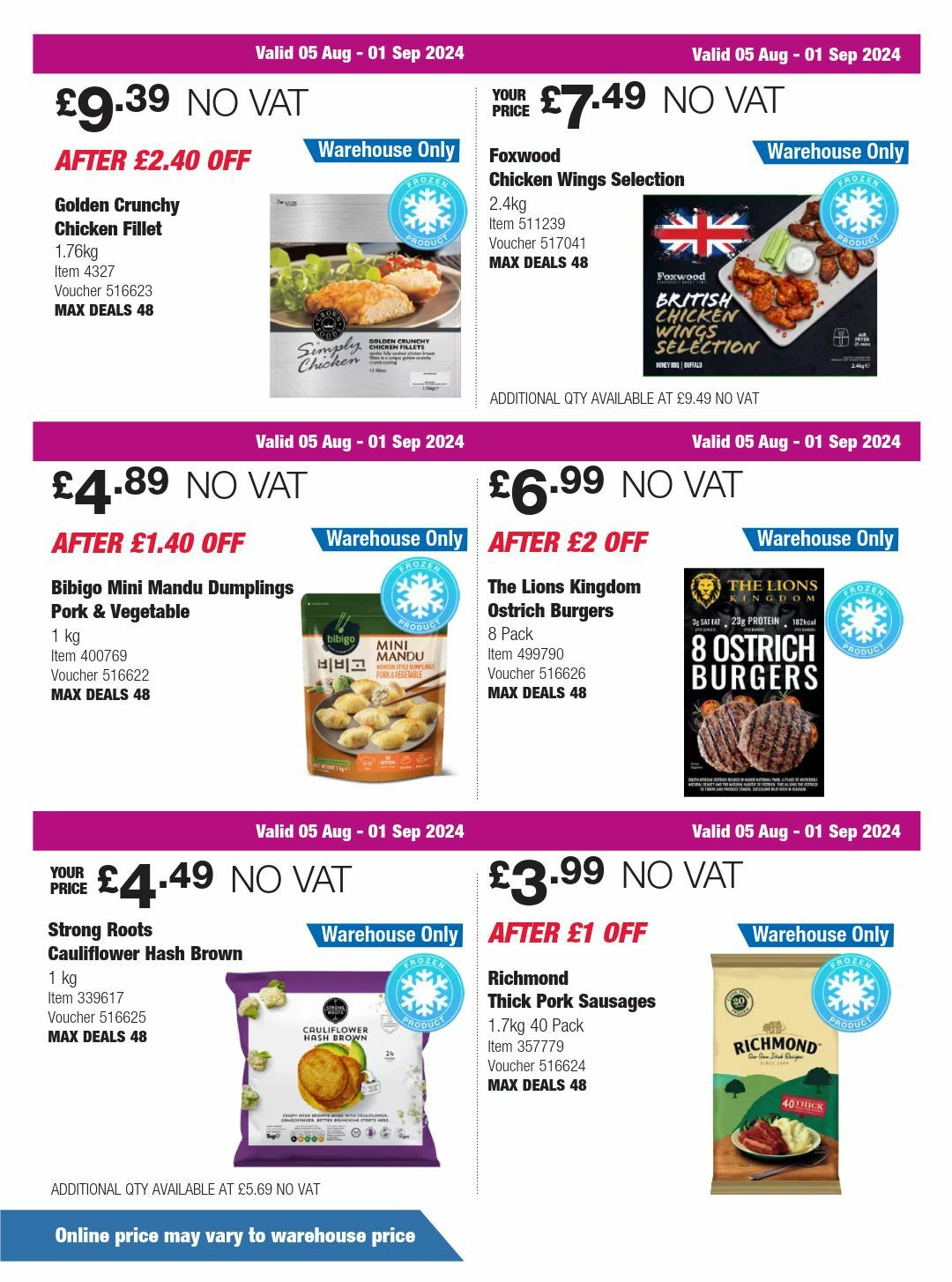 Costco Offers from 5 August