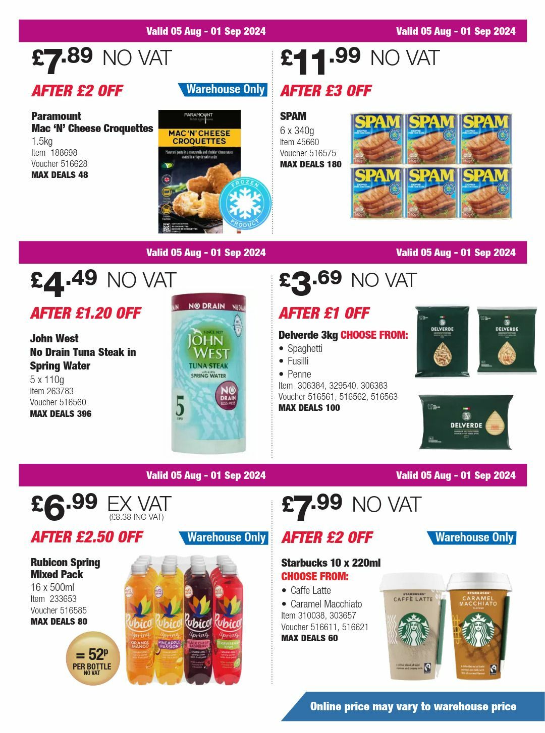 Costco Offers from 5 August