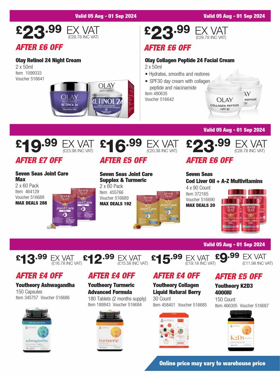 Costco Offers from 5 August