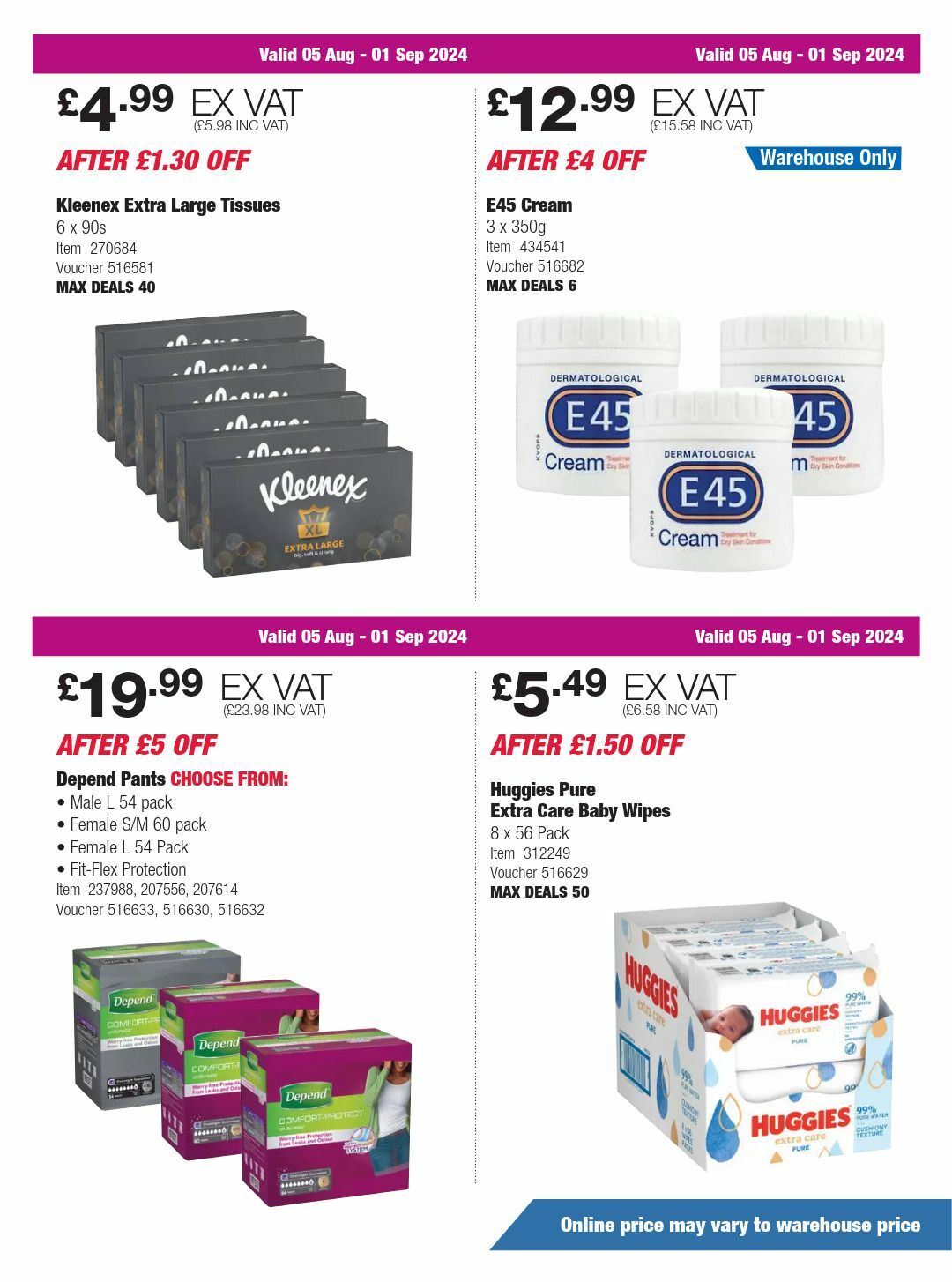 Costco Offers from 5 August