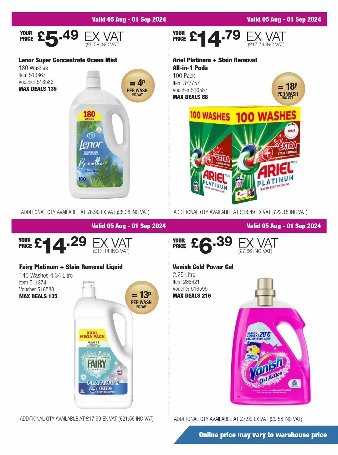 Costco Offers from 5 August