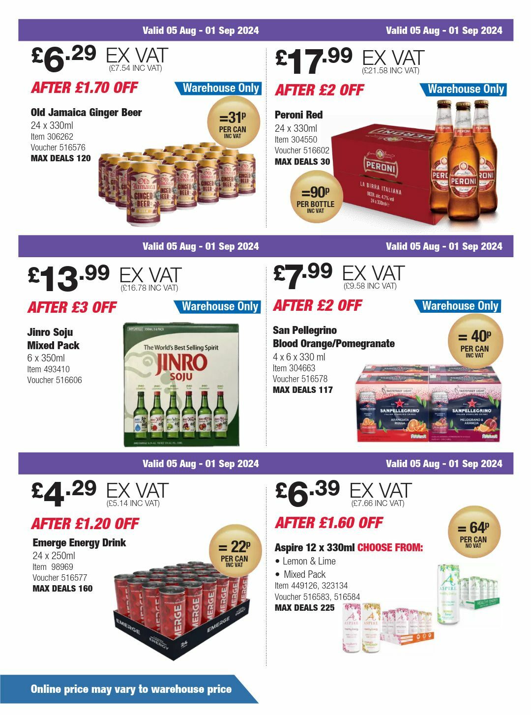 Costco Scotland & Wales Offers from 5 August