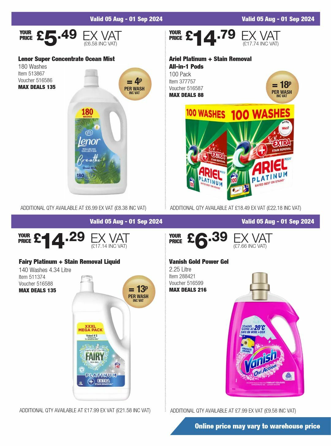 Costco Scotland & Wales Offers from 5 August