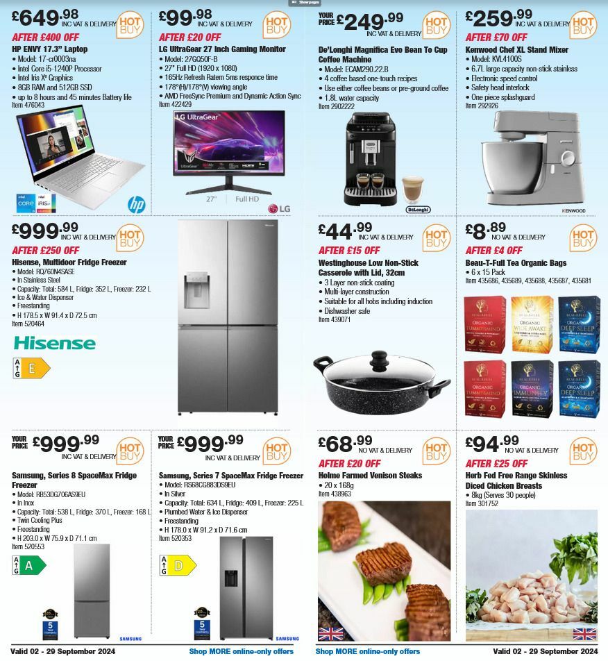 Costco Offers from 2 September