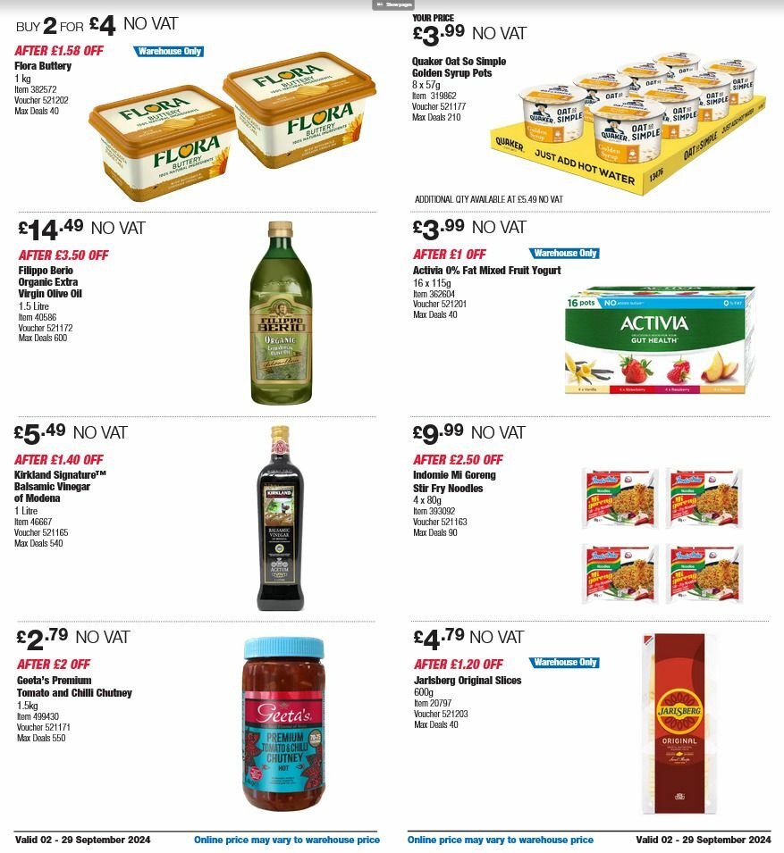 Costco Offers from 2 September