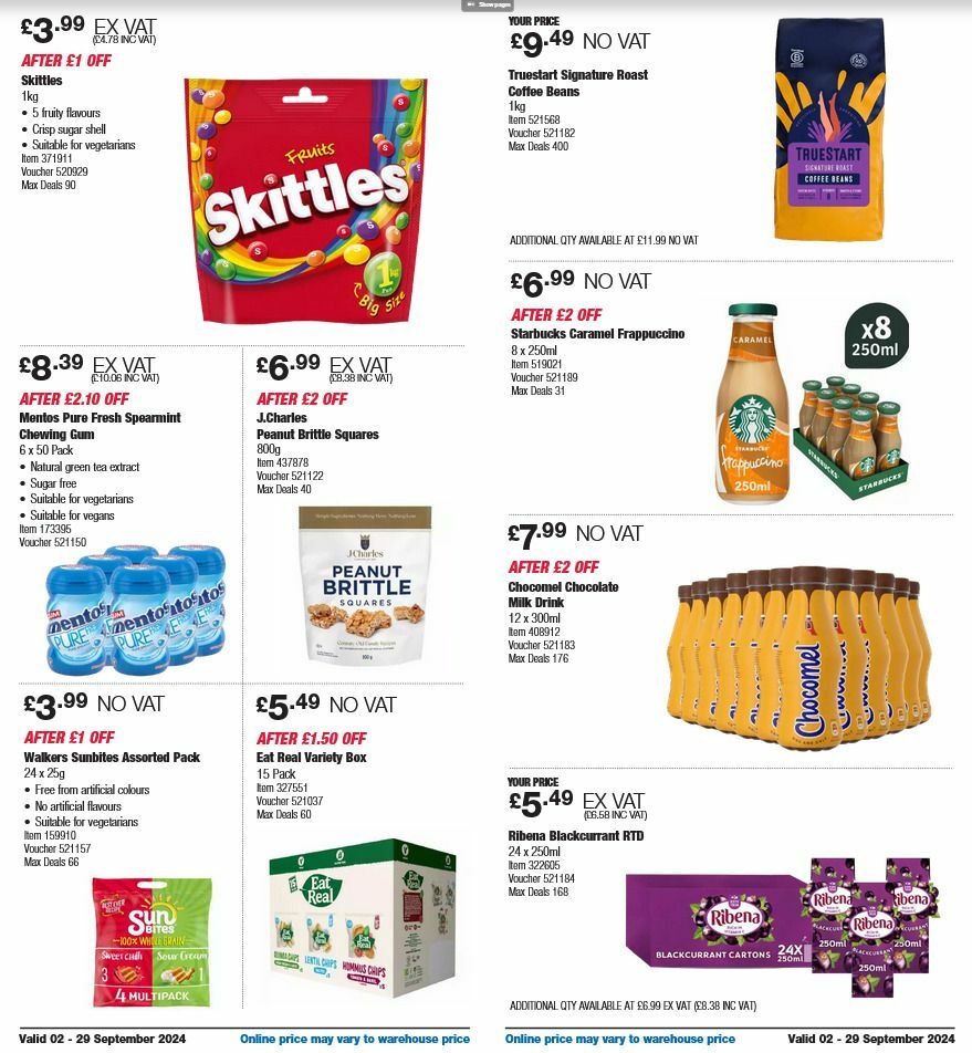 Costco Offers from 2 September