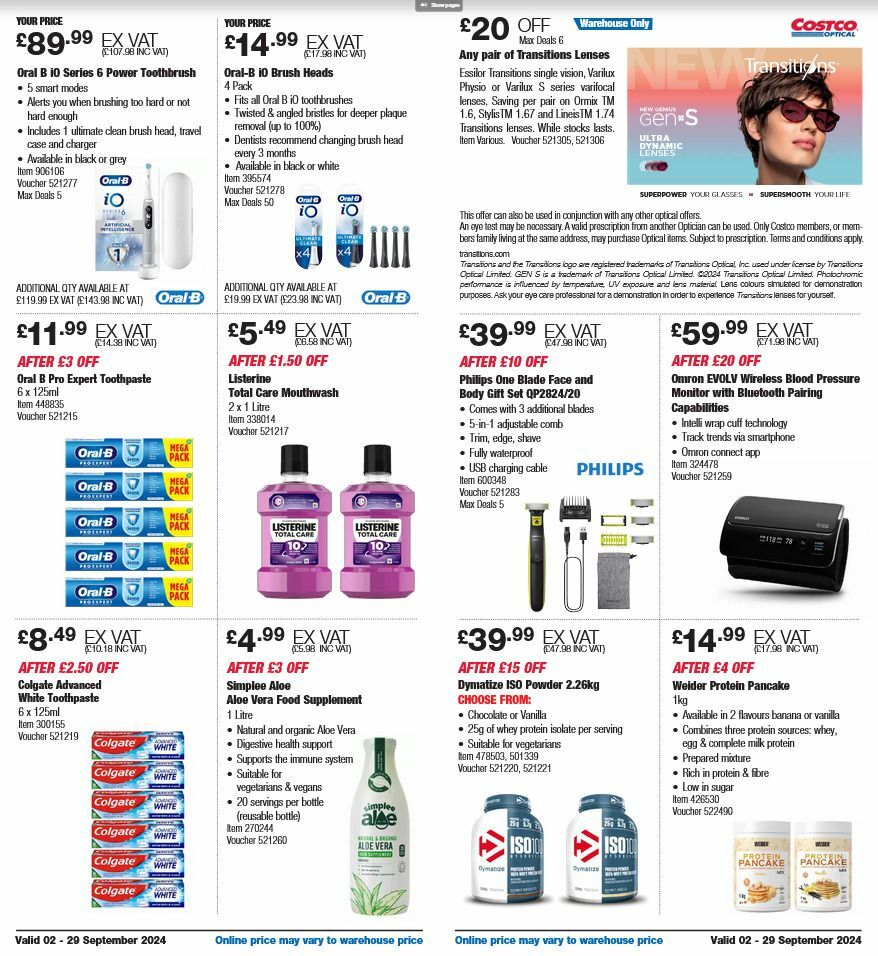 Costco Offers from 2 September