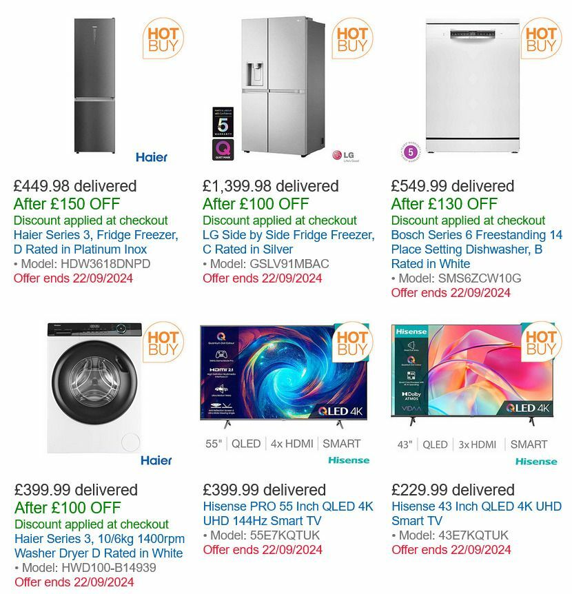 Costco 4 Day Deals Offers from 19 September