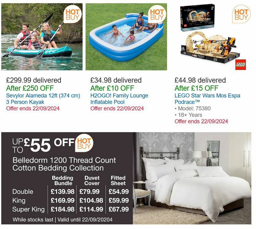 Costco 4 Day Deals Offers from 19 September