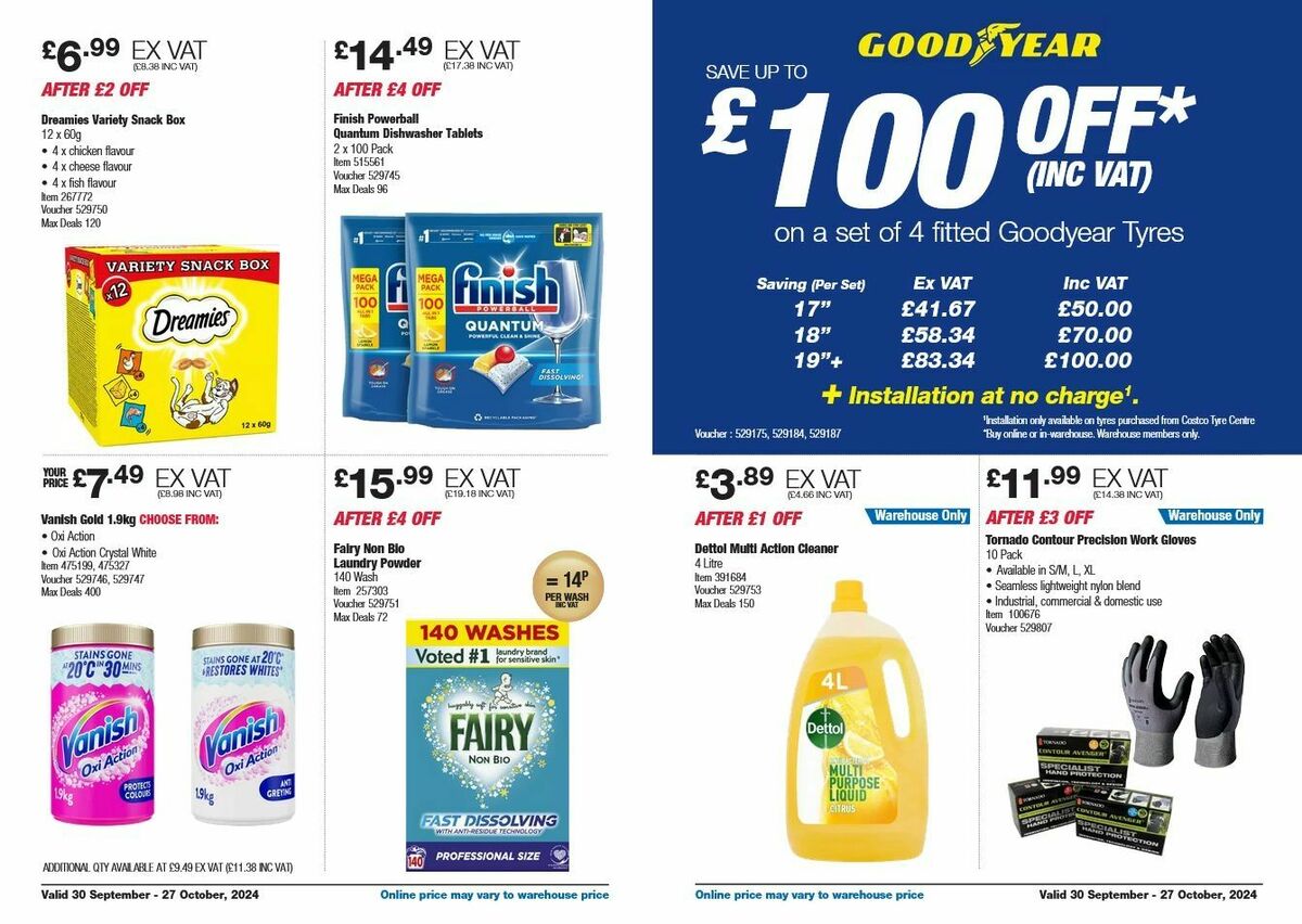 Costco Offers from 30 September