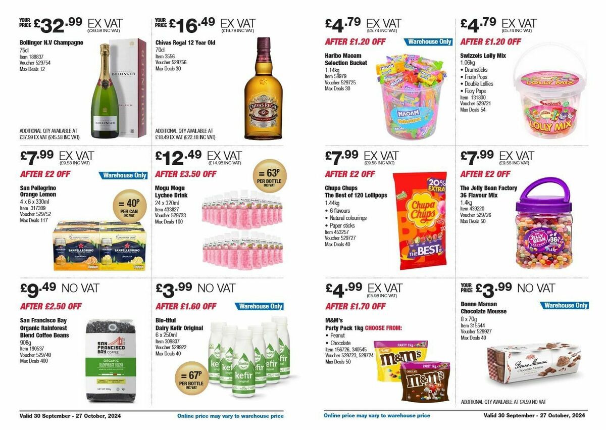 Costco Offers from 30 September