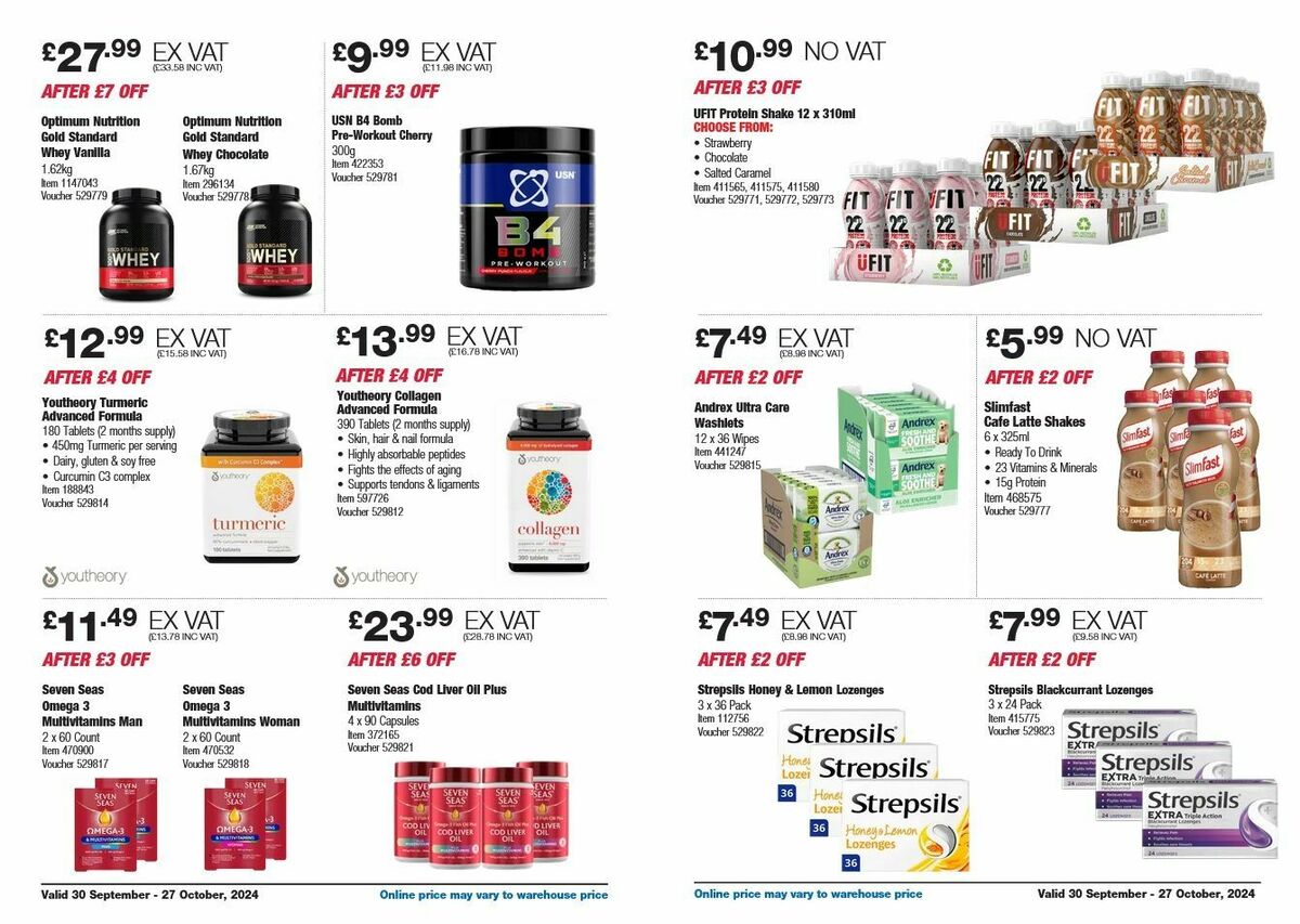 Costco Offers from 30 September