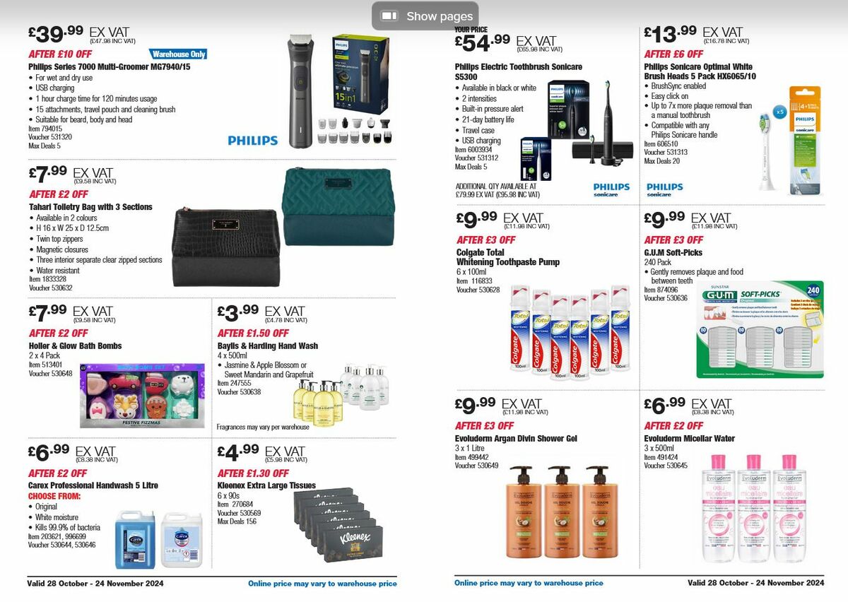 Costco Offers from 28 October