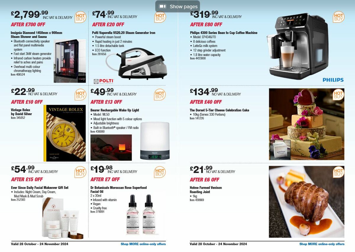 Costco Offers from 28 October