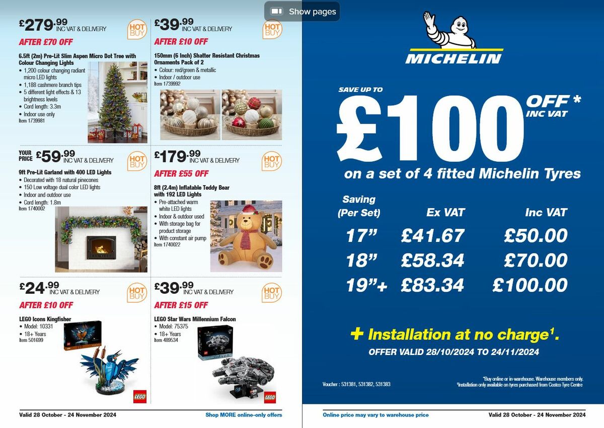 Costco Offers from 28 October