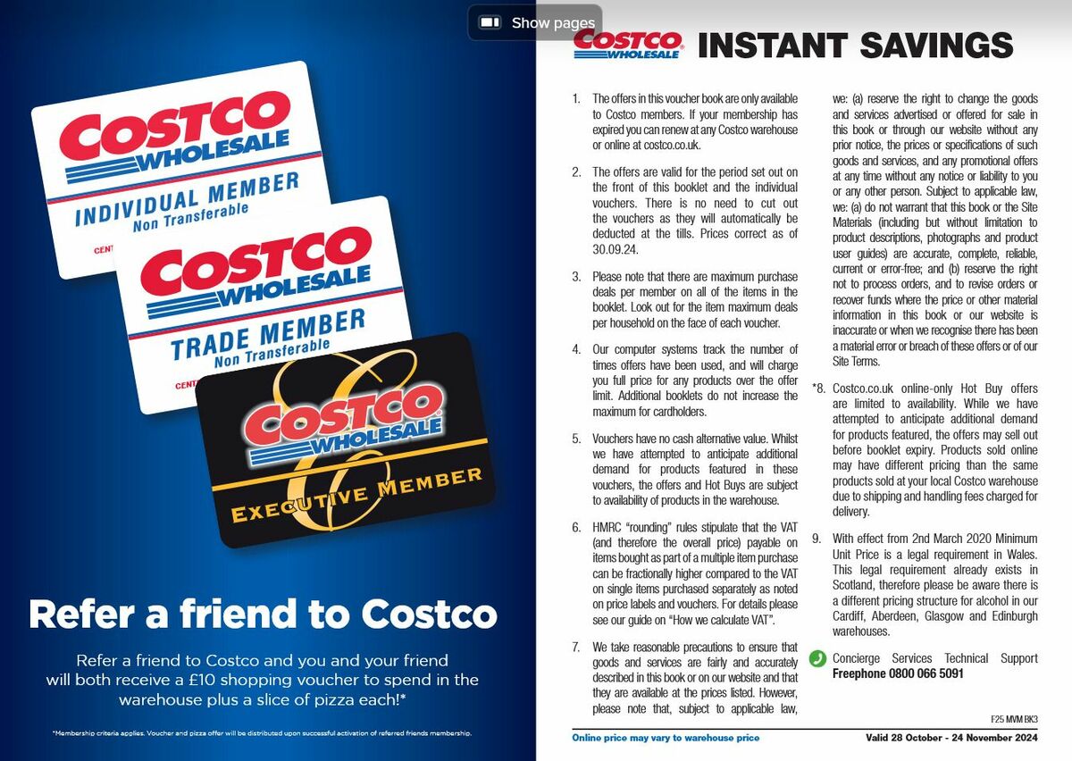 Costco Offers from 28 October