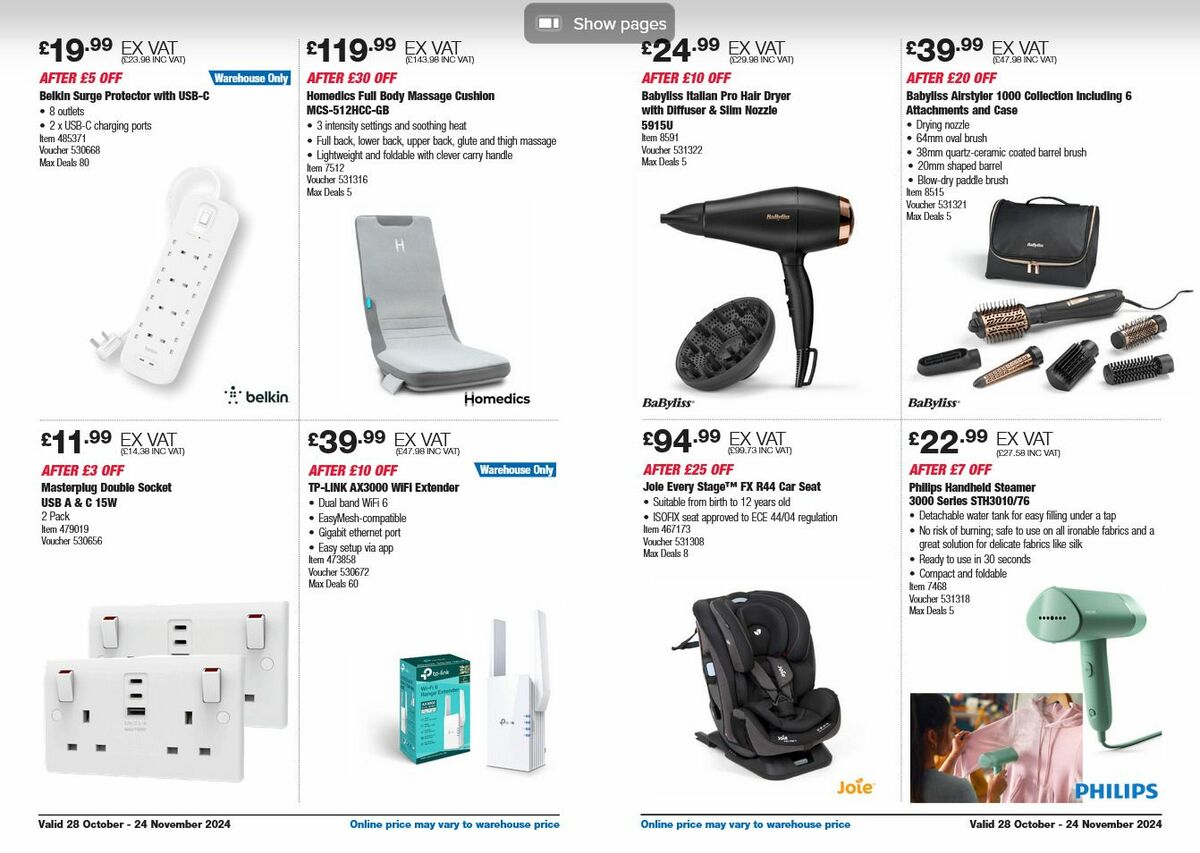 Costco Offers from 28 October