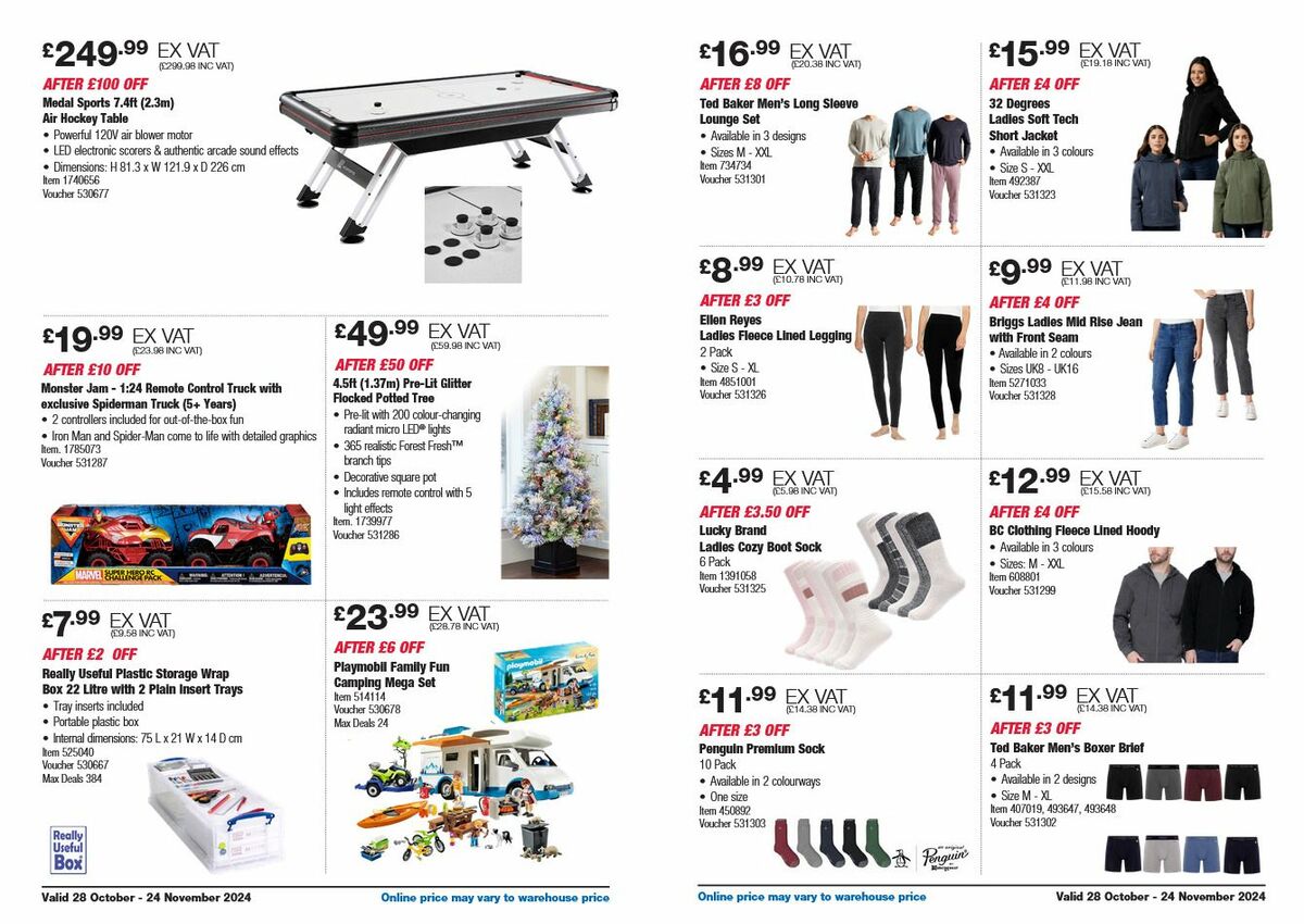 Costco Offers from 28 October