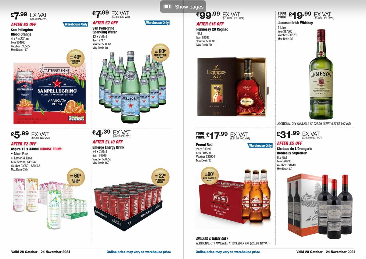 Costco Offers from 28 October