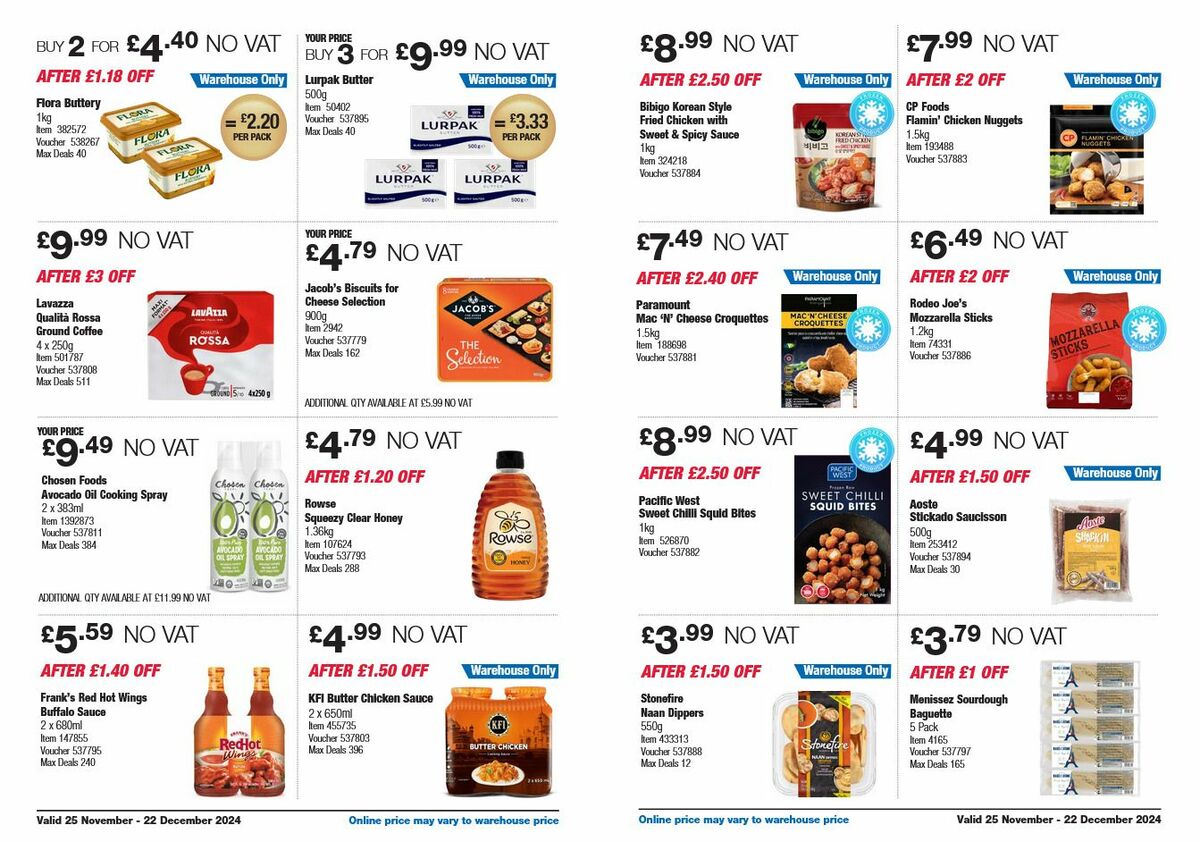 Costco Offers from 25 November